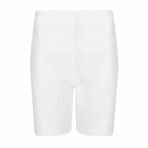 wit broekje voor onder je jurk of rok, met pijpjes zodat je benen niet tegen elkaar schuren